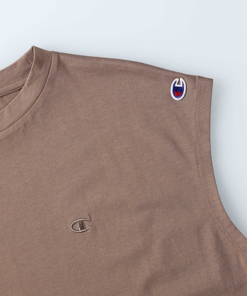 Champion（チャンピオン）の「【Champion】ワンポイントロゴワンピース（ワンピース・レディース・ブラック/キャメル・M/L）」の8枚目の写真