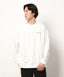 INDIAN（インディアン）の「/INDIAN/刺繍+フロッキー オーバーサイズトレーナー（スウェット）」