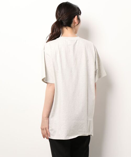 ANDGEEBEE（アンジービー）の「UNISEX エンボスロゴTシャツ（Tシャツ/カットソー・レディース・グリーン/オートミール・MEDIUM）」の16枚目の写真