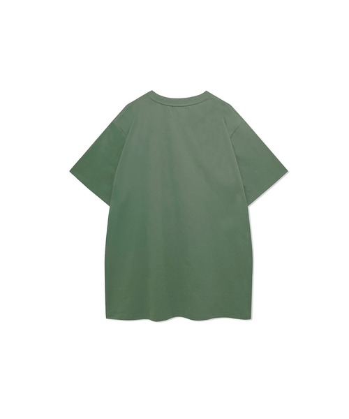 ANDGEEBEE（アンジービー）の「UNISEX エンボスロゴTシャツ（Tシャツ/カットソー・レディース・グリーン/オートミール・MEDIUM）」の13枚目の写真