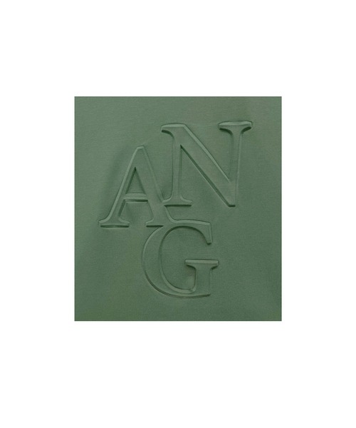 ANDGEEBEE（アンジービー）の「UNISEX エンボスロゴTシャツ（Tシャツ/カットソー・レディース・グリーン/オートミール・MEDIUM）」の14枚目の写真