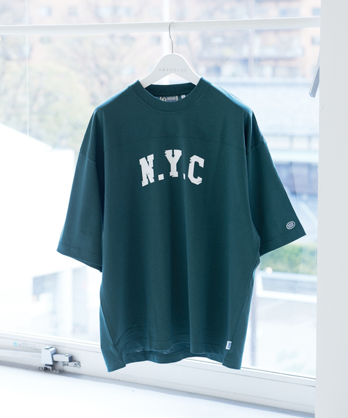 DISCUS ATHLETIC（ディスカス　アスレチック）の「【DISCUS ATHLETIC/ ディスカス アスレチック】USコットン カレッジロゴ Tシャツ（Tシャツ/カットソー・メンズ・ブラック/グリーン/ブルー/ホワイト・M/L）」の3枚目の写真