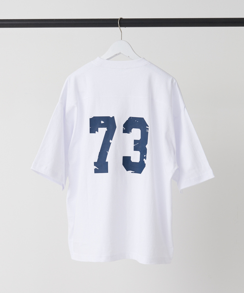 DISCUS ATHLETIC（ディスカス　アスレチック）の「【DISCUS ATHLETIC/ ディスカス アスレチック】USコットン カレッジロゴ Tシャツ（Tシャツ/カットソー・メンズ・ブラック/グリーン/ブルー/ホワイト・M/L）」の14枚目の写真