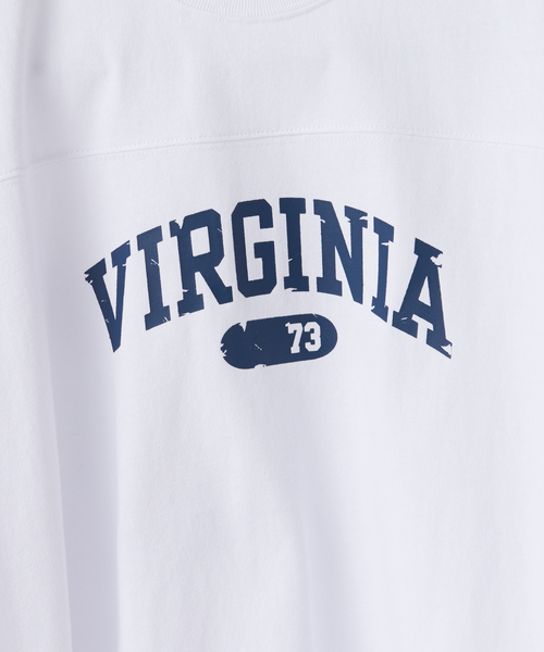 DISCUS ATHLETIC（ディスカス　アスレチック）の「【DISCUS ATHLETIC/ ディスカス アスレチック】USコットン カレッジロゴ Tシャツ（Tシャツ/カットソー・メンズ・ブラック/グリーン/ブルー/ホワイト・M/L）」の5枚目の写真