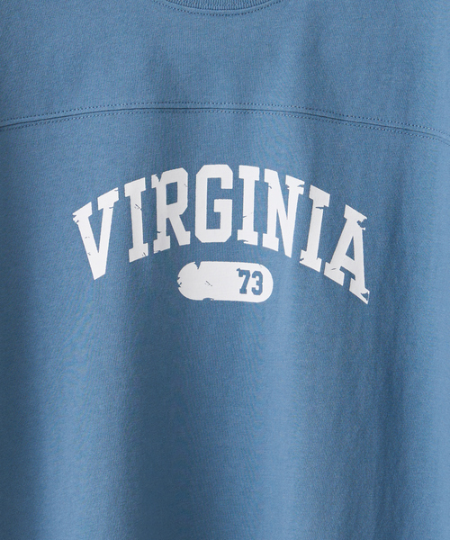 DISCUS ATHLETIC（ディスカス　アスレチック）の「【DISCUS ATHLETIC/ ディスカス アスレチック】USコットン カレッジロゴ Tシャツ（Tシャツ/カットソー・メンズ・ブラック/グリーン/ブルー/ホワイト・M/L）」の10枚目の写真