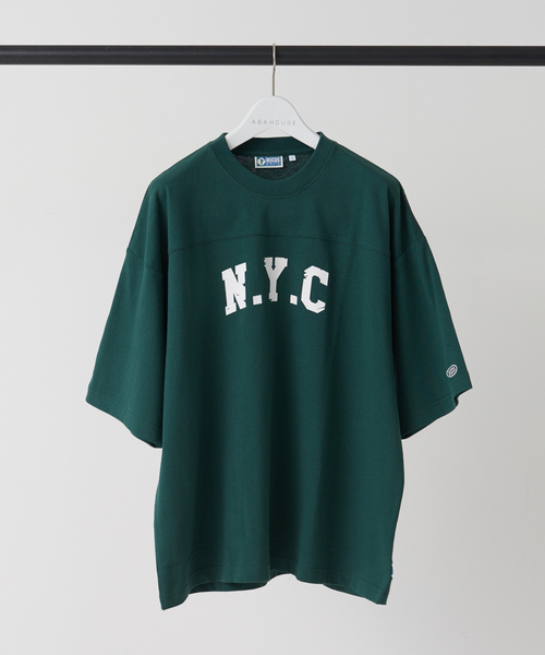 DISCUS ATHLETIC（ディスカス　アスレチック）の「【DISCUS ATHLETIC/ ディスカス アスレチック】USコットン カレッジロゴ Tシャツ（Tシャツ/カットソー・メンズ・ブラック/グリーン/ブルー/ホワイト・M/L）」の8枚目の写真