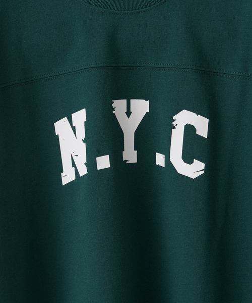 DISCUS ATHLETIC（ディスカス　アスレチック）の「【DISCUS ATHLETIC/ ディスカス アスレチック】USコットン カレッジロゴ Tシャツ（Tシャツ/カットソー・メンズ・ブラック/グリーン/ブルー/ホワイト・M/L）」の6枚目の写真