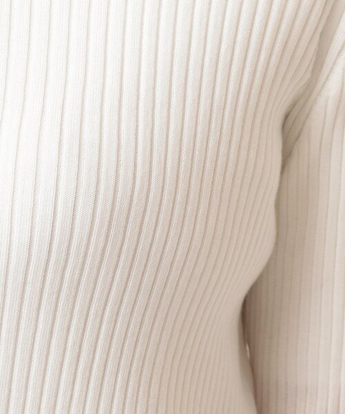 UNTITLED（アンタイトル）の「◆【アンサンブル】リブニットカーディガン（カーディガン/ボレロ・レディース・オフホワイト/ブルー/ブラック/マスタード・04/02/00/44/48）」の13枚目の写真