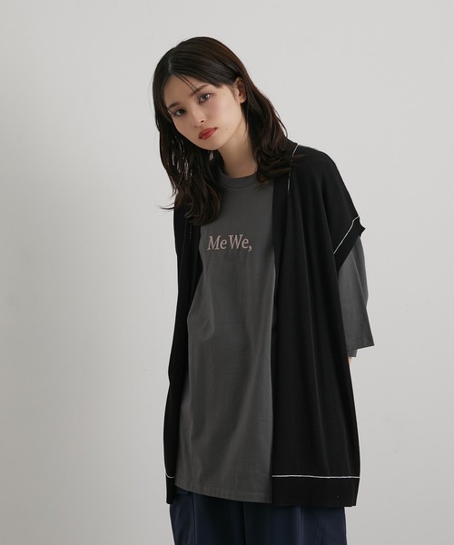 JUNRED(ジュンレッド)の「シアー前開きベストカーディガン(ベスト・メンズ・ブラック/ライトグレー/グリーン・S/M/L)」の21枚目の写真