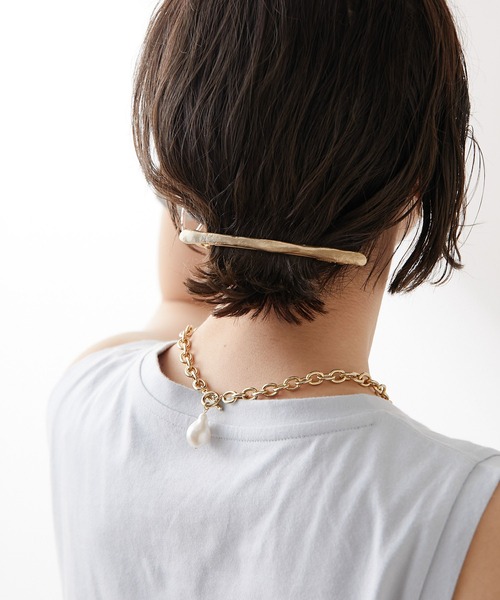 Omekashi（オメカシ）の「バロックパールチェーンネックレス（ネックレス・レディース・ゴールド・ONE SIZE）」の15枚目の写真
