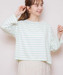 flower | アイスクリームボーダートップ(Tシャツ/カットソー)