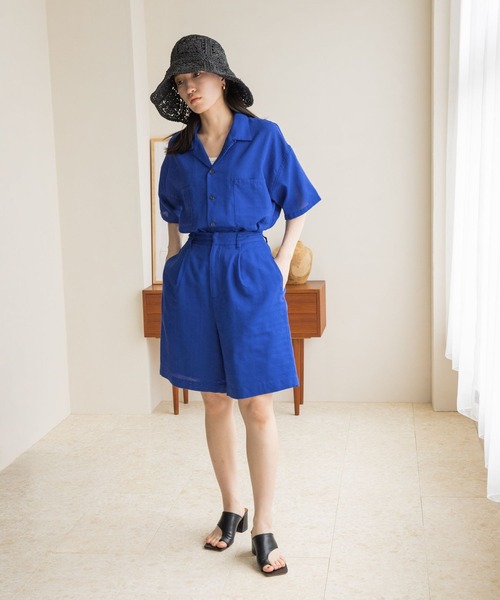 LOWRYS FARM（ローリーズファーム）の「メッシュショートパンツ　277207（その他パンツ・レディース・ブラック/ブラウン/ブルー/アイボリー・FREE）」の5枚目の写真