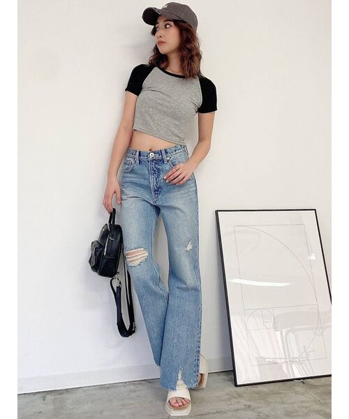 GYDA（ジェイダ）の「スクエアトゥ エコファーサンダル（サンダル・レディース・アイボリー/ブラック・LARGE/MEDIUM/SMALL）」の7枚目の写真