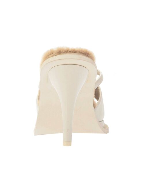 GYDA（ジェイダ）の「スクエアトゥ エコファーサンダル（サンダル・レディース・アイボリー/ブラック・LARGE/MEDIUM/SMALL）」の10枚目の写真