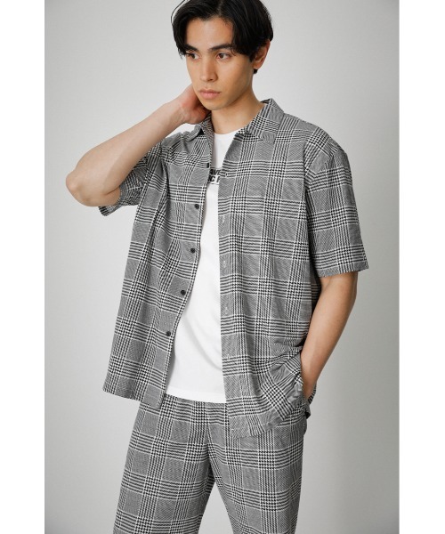 AZUL by moussy(アズールバイマウジー)の「ARCTIC FEEL SHIRT/アークティックフィールシャツ(シャツ/ブラウス・メンズ・ブラック/ブラック系その他・MEDIUM/LARGE)」の1枚目の写真