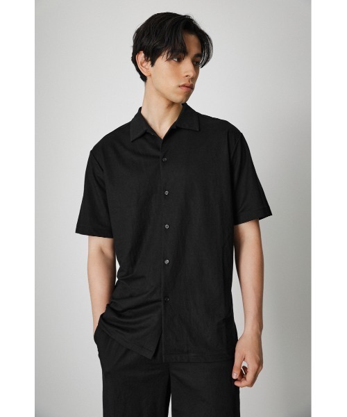 AZUL by moussy(アズールバイマウジー)の「ARCTIC FEEL SHIRT/アークティックフィールシャツ(シャツ/ブラウス・メンズ・ブラック/ブラック系その他・MEDIUM/LARGE)」の2枚目の写真