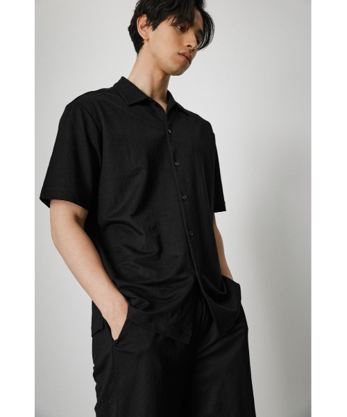 AZUL by moussy(アズールバイマウジー)の「ARCTIC FEEL SHIRT/アークティックフィールシャツ(シャツ/ブラウス・メンズ・ブラック/ブラック系その他・MEDIUM/LARGE)」の3枚目の写真