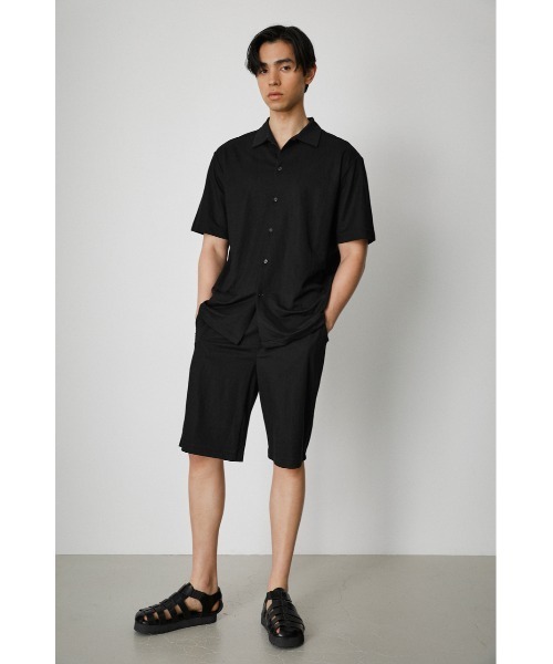 AZUL by moussy(アズールバイマウジー)の「ARCTIC FEEL SHIRT/アークティックフィールシャツ(シャツ/ブラウス・メンズ・ブラック/ブラック系その他・MEDIUM/LARGE)」の6枚目の写真