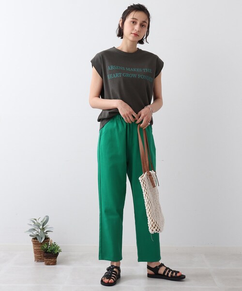 DRESKIP（ドレスキップ）の「◆ロゴフレンチTシャツ（Tシャツ/カットソー・レディース・ライトグレー/ブルー/オレンジ/オフホワイト/グレー系その他・00）」の18枚目の写真