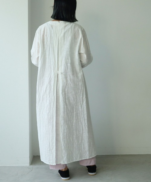 yuni（ユニ ）の「Slub Cotton/Nylon skipper one-piece