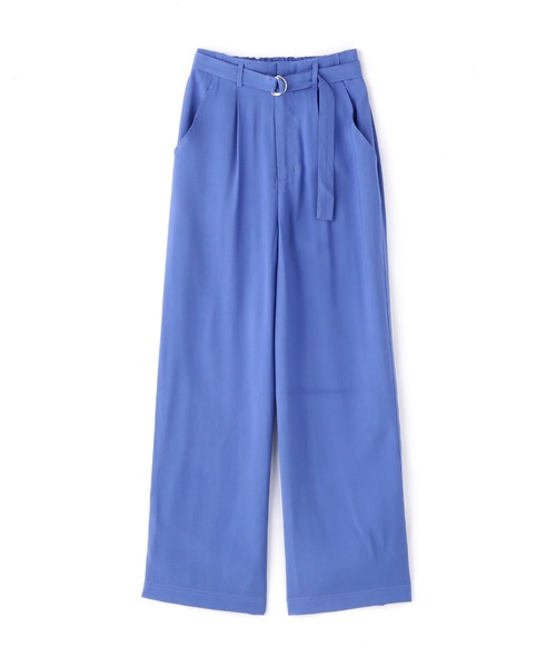 N.（N. Natural Beauty Basic）（エヌエヌナチュラルビューティーベーシック）の「ベルト付カラーストレートパンツ（スラックス・レディース・ブラック/ピンク/ブルー・MEDIUM）」の20枚目の写真