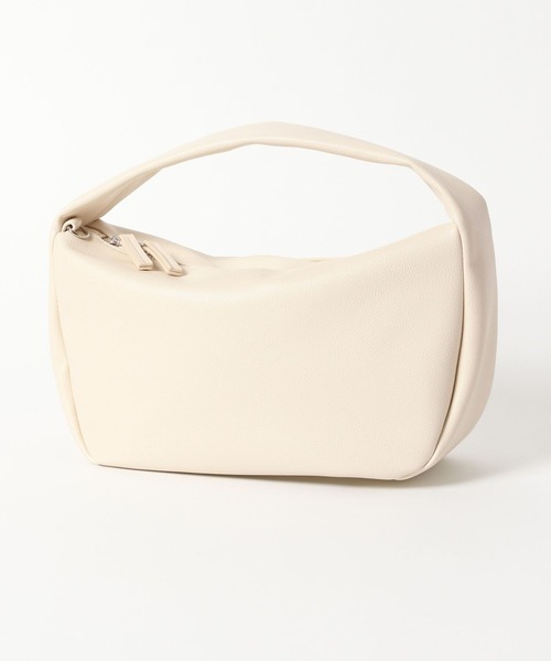 LOWRYS FARM（ローリーズファーム）の「ヤワラカルイハーフムーンＢＡＧ　122760（ショルダーバッグ・レディース・アイボリー/ブラック/ピンク・FREE）」の5枚目の写真