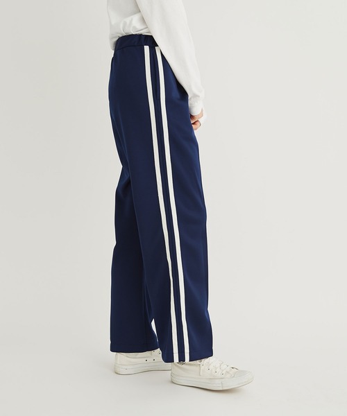 I am I in fact...(アイアムアイインファクト)の「LINE JERSEY タックパンツ(その他パンツ・レディース・ネイビー/レッド/グリーン・FREE)」の14枚目の写真