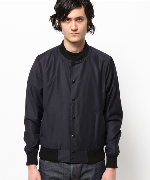 CIAOPANIC（チャオパニック）の「【Ｃiaopanic】TRスタジャン（ブルゾン・メンズ・ライトグレー/ネイビー・LARGE/MEDIUM）」の3枚目の写真