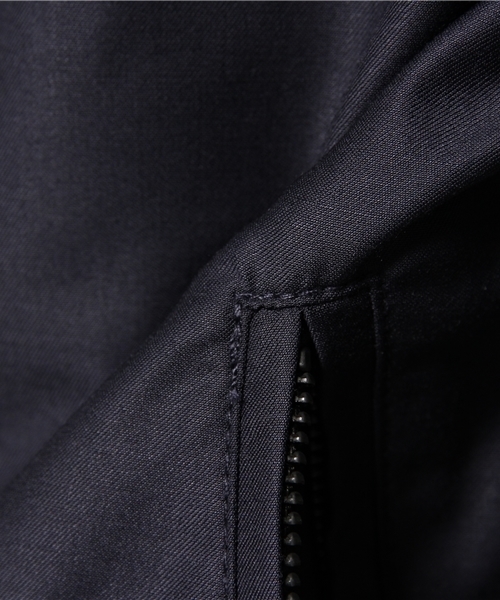CIAOPANIC（チャオパニック）の「【Ｃiaopanic】TRスタジャン（ブルゾン・メンズ・ライトグレー/ネイビー・LARGE/MEDIUM）」の12枚目の写真