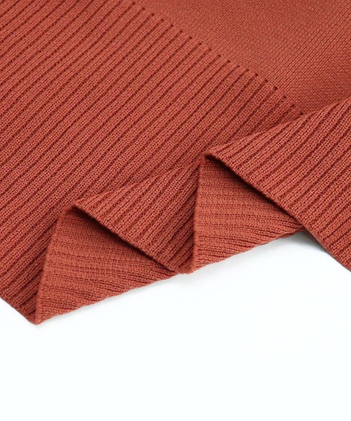 HER CLOSET(ハークローゼット)の「【shemoshelly】【WEB限定】スウェットライクニットショートプルオーバー(ニット/セーター・レディース・チャコールグレー/ライトグレー/ライトブルー/ブラック/ダークブラウン/グリーン/グレイッシュベージュ/テラコッタ・M)」の13枚目の写真