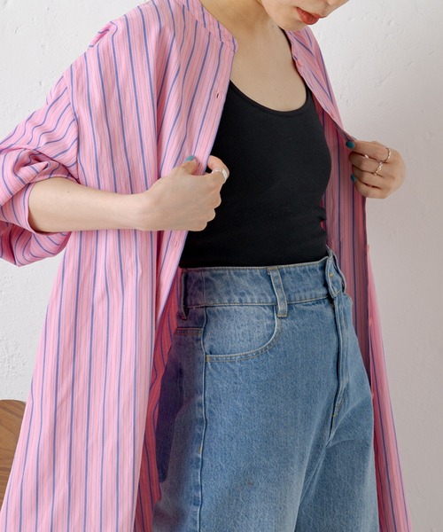 Kastane（カスタネ）の「カップ付きパイピングブラキャミ（キャミソール・レディース・ブラック/アイボリー/グリーン系その他・FREE）」の13枚目の写真