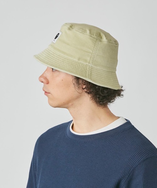 OVERRIDE（オーバーライド）の「OVERRIDE  CORDUROY BUCKET（ハット・メンズ・ブラック/ブラウン/ライトグリーン/ライトベージュ・56cm/58cm/60cm）」の16枚目の写真