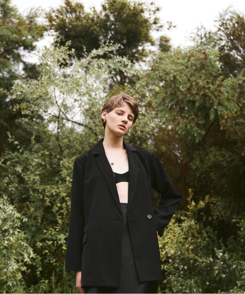 CEL ANSWER（シーイーエルアンサー）の「Iラインサテンロングスカート（スカート・レディース・ブラック/ベージュ・FREE/S）」の4枚目の写真