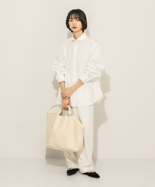 KBF（ケイビーエフ）の「ソフトイージーBAG（トートバッグ・レディース・アイボリー/ブラック・ONE）」の7枚目の写真