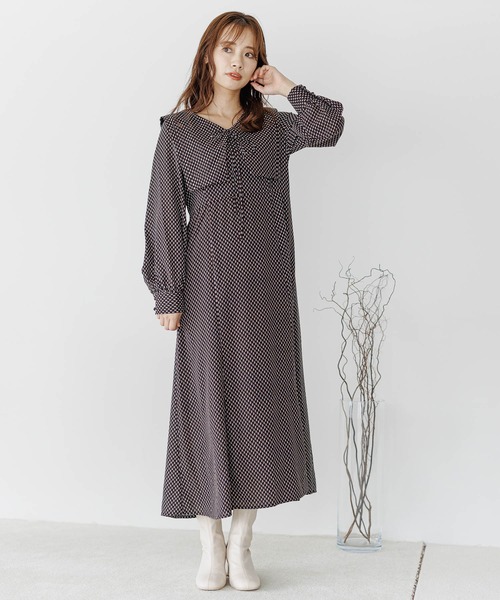 人気絶頂 ビッグ好き(⁎ᴗ͈ˬᴗ͈⁎)新品 青かかったグレーワンピース ワンピース