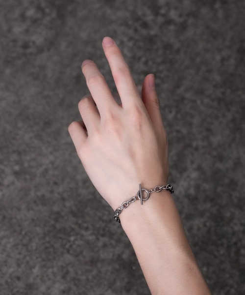 Adoon plain（アドーンプレーン）の「【Adoon plain】チェーンブレスレット（ブレスレット・メンズ・シルバー・FREE）」の2枚目の写真