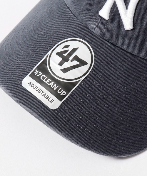 '47（フォーティーセブン）の「47BRAND / 47ブランド MLB CLEAN UP STRAPBACK CAP ベースボールキャップ（キャップ・メンズ・ベージュ/ネイビー/ネイビー系1・ONE SIZE）」の10枚目の写真