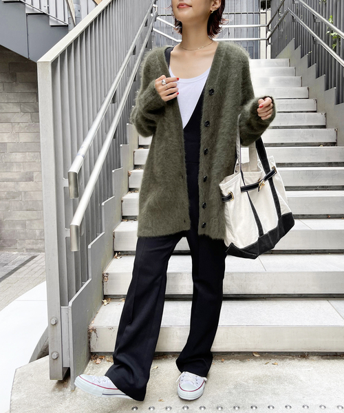 sita parantica（シータパランティカ）の「【SITA PARANTICA /シータパランティカ】トートCVL M（トートバッグ・レディース・ブラック/カーキ・FREE）」の3枚目の写真