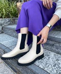 【WEB限定】ミドル丈サイドゴアブーツ