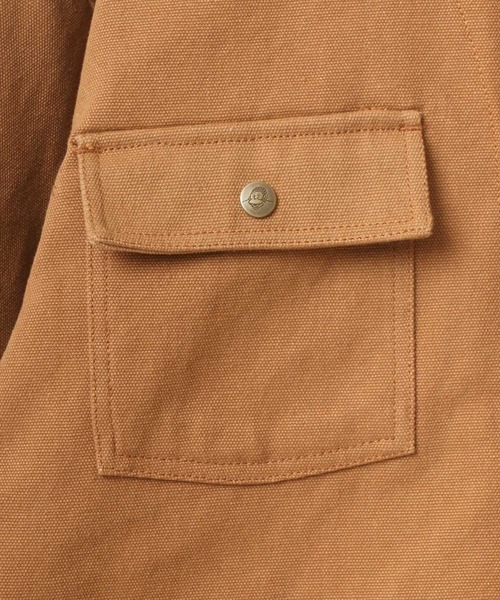 BEN DAVIS（ベンデイビス）の「BEN DAVIS/ベンデイビス COVERALL WITH LINING JCKET/オーバーサイズ 裏キルティング 中綿 カバーオール ワークジャケット（カバーオール・メンズ・ブラック/カーキ/キャメル・M/L/XL）」の12枚目の写真