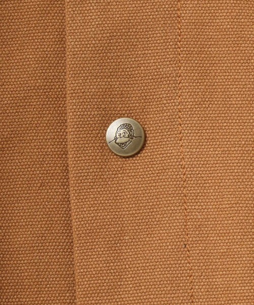 BEN DAVIS（ベンデイビス）の「BEN DAVIS/ベンデイビス COVERALL WITH LINING JCKET/オーバーサイズ 裏キルティング 中綿 カバーオール ワークジャケット（カバーオール・メンズ・ブラック/カーキ/キャメル・M/L/XL）」の15枚目の写真