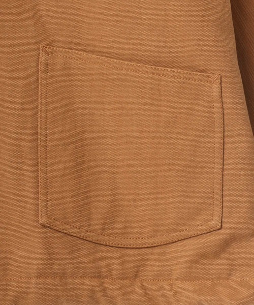 BEN DAVIS（ベンデイビス）の「BEN DAVIS/ベンデイビス COVERALL WITH LINING JCKET/オーバーサイズ 裏キルティング 中綿 カバーオール ワークジャケット（カバーオール・メンズ・ブラック/カーキ/キャメル・M/L/XL）」の11枚目の写真