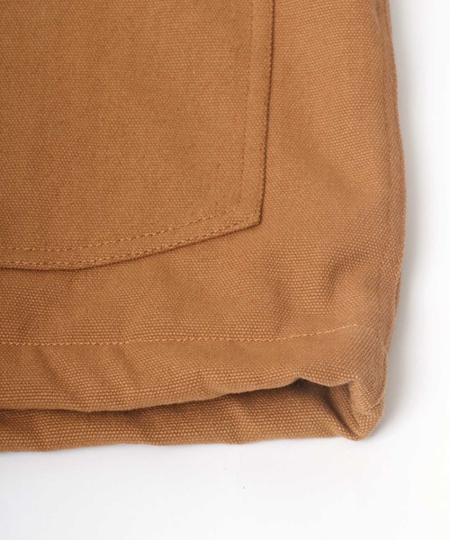 BEN DAVIS（ベンデイビス）の「BEN DAVIS/ベンデイビス COVERALL WITH LINING JCKET/オーバーサイズ 裏キルティング 中綿 カバーオール ワークジャケット（カバーオール・メンズ・ブラック/カーキ/キャメル・M/L/XL）」の9枚目の写真