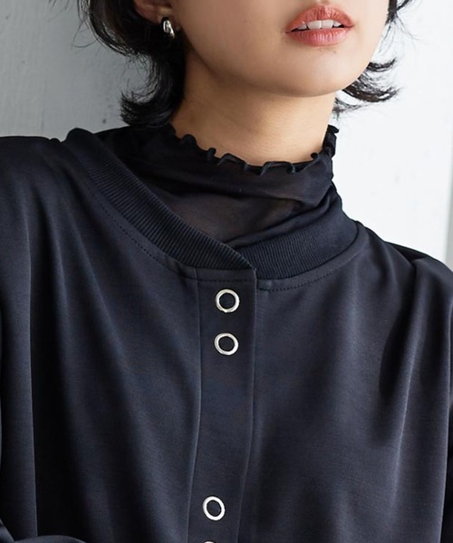 れたす出品 ハイネックレースシアートップス（シャツ/ブラウス）｜KOBE LETTUCE