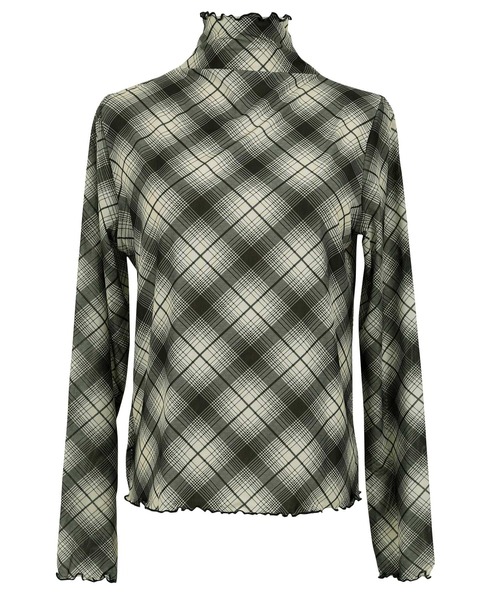 セール】ハイネックレースシアートップス（シャツ/ブラウス）｜KOBE