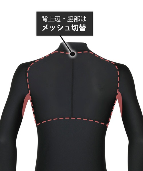 CW-X(シーダブリューエックス)の「メンズ 長袖機能性トップス SECOND BODY 2.0(Tシャツ/カットソー・メンズ・アイボリー/ブラック・L/M/S/LL)」の9枚目の写真
