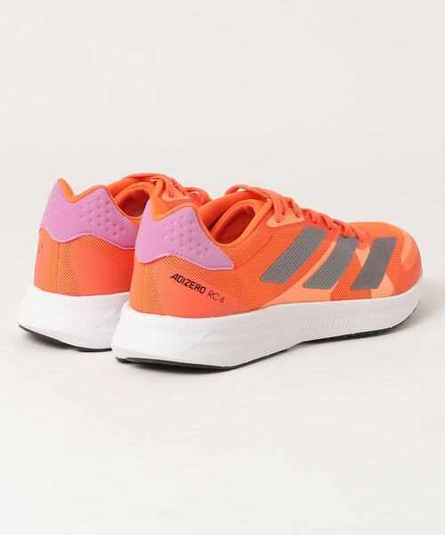 adidas(アディダス)の「アディダス adidas アディゼロ RC 4(スニーカー・メンズ・オレンジ・27.5cm/25.0cm/28.0cm/25.5cm/27.0cm/26.5cm/26.0cm)」の2枚目の写真