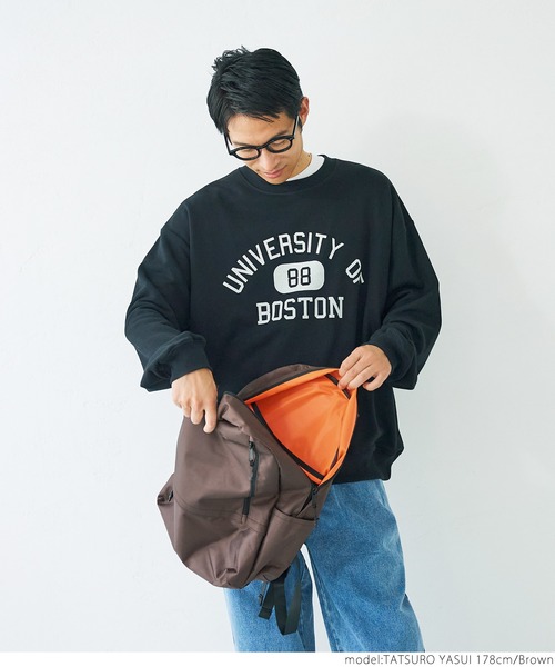 coca（coca）（コカ）の「メンズミリタリー配色バッグパック（バックパック/リュック・メンズ・ブラウン/ブラック・ONE SIZE）」の10枚目の写真