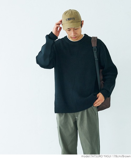 coca（coca）（コカ）の「メンズミリタリー配色バッグパック（バックパック/リュック・メンズ・ブラウン/ブラック・ONE SIZE）」の12枚目の写真