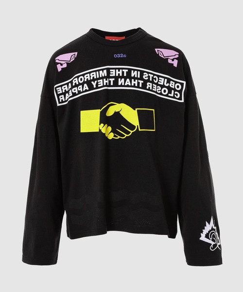 032c（ゼロスリーツーシー）の「SUPER SIZE ''SAFETY''LONGSLEEVE（T